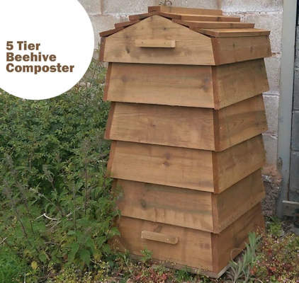 Blackdown Beehive 5 Tier Wooden Composter