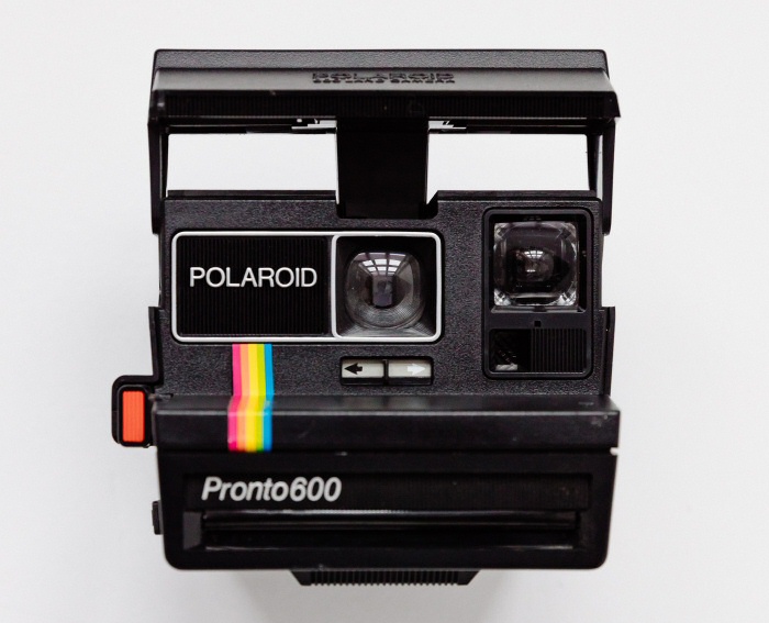 Retro poloroid camera